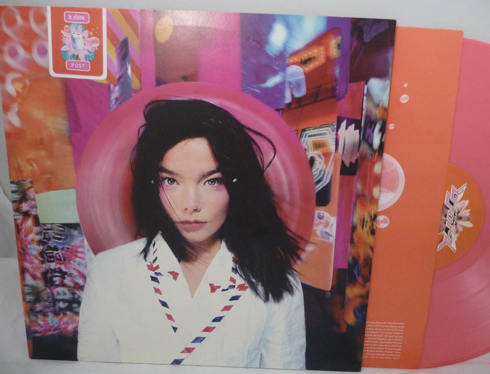 LP Bjork Post Pink Vinyl w orig inner UK 1995 One Little Indian TPLP 51 