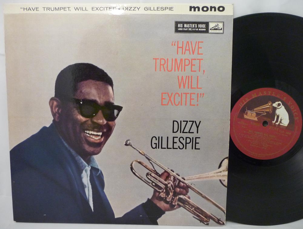 dizzy gillespie trumpet. Mono, UK 1959 HMV CLP 1318 pic