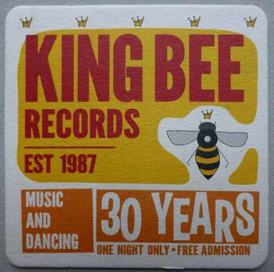 Kingbee Records 30th Anniversary Flyer from 2017