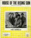 Sheet Music - House Of The Rising Sun by The Animals