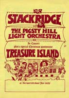 Stackridge Concert / Panto Programme!